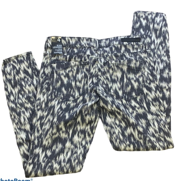 Express Jean Legging Stella Regular Fit Low Rise Ladies Sz 4 - Picture 2 of 5